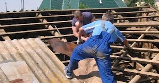 Демонтаж крыши в Усинске - стоимость работ от 728 рублей за м2
